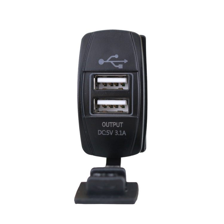 RV Cigarette USB Charging Center Dual USB Power Socket